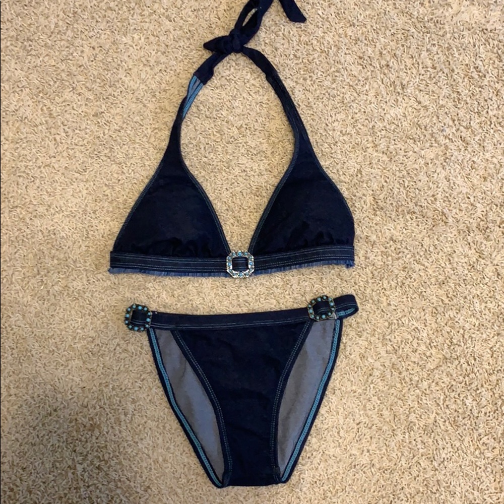 hot kiss buckle bikini